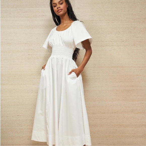 La Ligne Dresses & Skirts - La Ligne Claire dress White Cotton Pockets